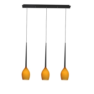 Lustra moderna Izza 3 AMBER 182584 universul-luminii.ro