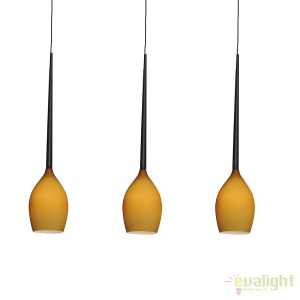 Lustra moderna Izza 3 AMBER 65354 universul-luminii.ro