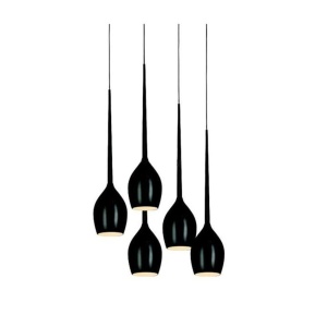 Lustra moderna Izza 5 Black 188744 universul-luminii.ro