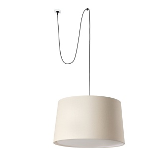 Lustra/Pendul decorativ cu cablu si stecher WINDSOR negru/in