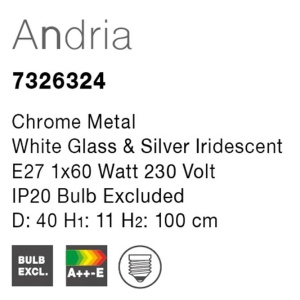 Lustra, Pendul design clasic Andria 40cm NVL-7326324 83154 universul-luminii.ro