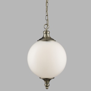 Lustra / Pendul design clasic Avalon alama antic / opal 3051AB SRT - Img 2