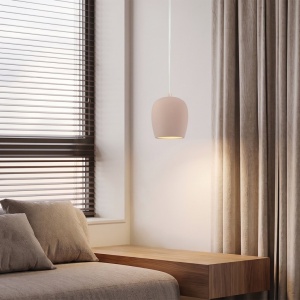 Lustra/Pendul design decorativ BELLA pink bej