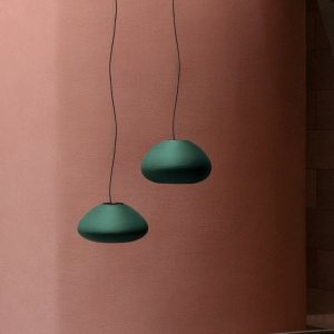 Lustra/ Pendul design decorativ MAR H34cm verde - Img 3