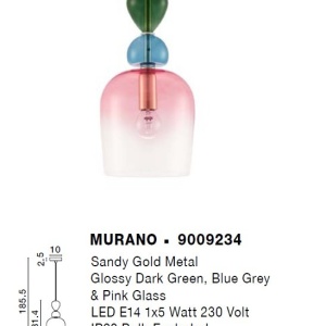 Lustra/Pendul design decorativ modern MURANO 122074 universul-luminii.ro