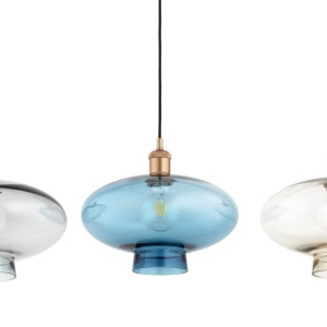 Lustra/pendul design decorativ TRESCO cupru/fumuriu - Img 8