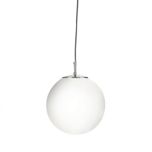 Lustra / Pendul design modern 30cm Atom silver / opal 6077 SRT