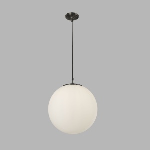 Lustra / Pendul design modern 35cm Atom black / opal 6099 SRT 43464 universul-luminii.ro