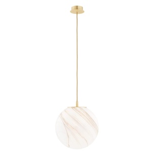Lustra/Pendul design modern ALMIROS 30cm alama