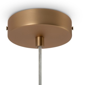 Lustra, Pendul design modern Basic form auriu, diametru 20cm 118714 universul-luminii.ro