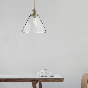 Lustra / Pendul design modern Pyramid alama antic / clar 3228AB SRT - Img 4