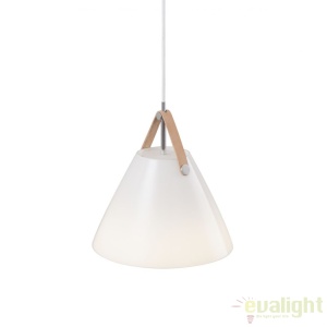 Lustra / Pendul design nordic Strap 27 alb opal 84313001 DFTP 58634 universul-luminii.ro