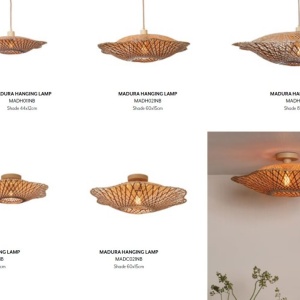 Lustra/Pendul Eco, Bambus, Madura nat/brown, S 243414 universul-luminii.ro