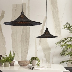 Lustra/ Pendul eco din ratan Borabora 40cm S, bl 173244 universul-luminii.ro