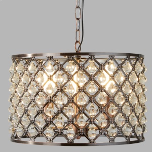 Lustra / Pendul elegant stil traditional Marquise cupru antic 7813-3CU SRT 45854 universul-luminii.ro