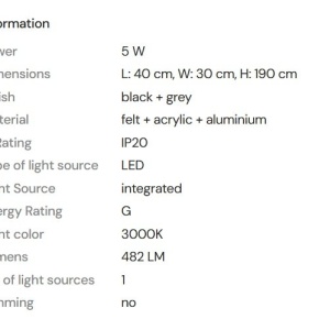 Lustra/Pendul LED design decorativ Deux negru 238954 universul-luminii.ro
