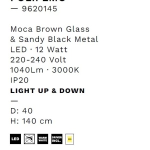 Lustra/Pendul LED design modern decorativ POLIFEMO D-40cm 237004 universul-luminii.ro