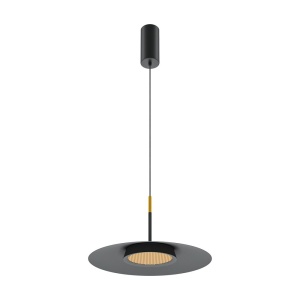 Lustra/Pendul LED design modern El 35cm negru/auriu