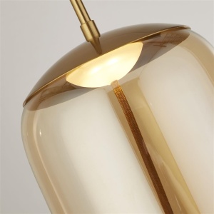 Lustra, Pendul LED design modern minimalist Lisbon chihlimbar - Img 3