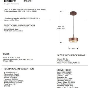 Lustra/ Pendul LED design modern Nature - Img 4