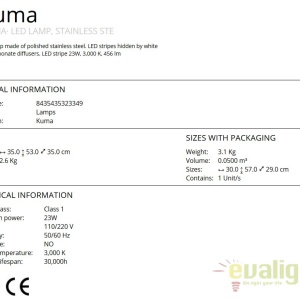 Lustra / Pendul LED design ultra-modern Kuma I SV-753108 - Img 3