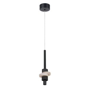 Lustra, Pendul LED din aluminiu si alabastru, Betty negru