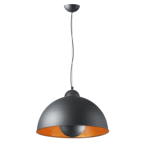 Lustra/Pendul metalic design modern 53cm TOMA BLACK 174694 universul-luminii.ro