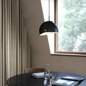 Lustra/Pendul metalic design nordic Align negru - Img 1