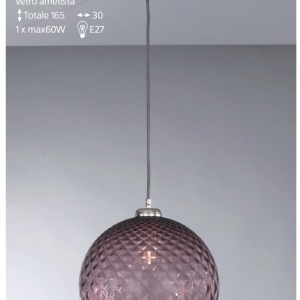 Lustra, Pendul modern design italian 10013 Amethyst 202674 universul-luminii.ro