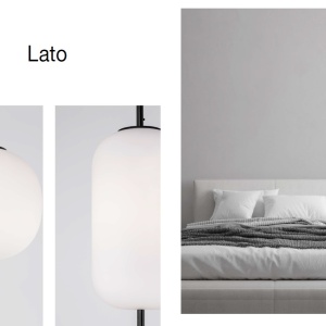 Lustra, Pendul modern Lato negru 15,8cm 202024 universul-luminii.ro