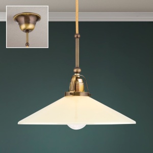 Lustra, Pendul realizat manual design rustic ARTDESIGN, patina/ champagne 241584 universul-luminii.ro