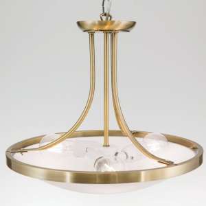 Lustra / Pendul stil clasic diam. 39cm Aida HL 6-1521/3 Patina OR - Img 6
