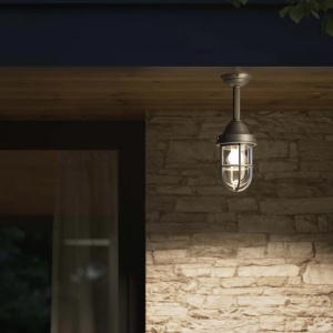 Lustra, Plafoniera exterior design rustic Grid - Img 2