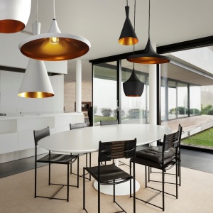 Lustra retro design industrial MIX alb/auriu 69464 universul-luminii.ro