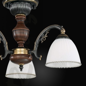 Lustra rustica aplicata cu 3 brate design italian 3800 106314 universul-luminii.ro