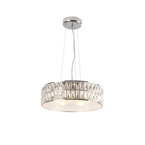 Lustra suspendata design elegant 38cm DIAMANTE I P0236 MX