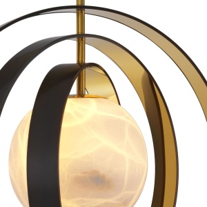 Lustra suspendata design LUX Pearl, auriu 115029 HZ 94834 universul-luminii.ro