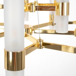 Lustra suspendata design minimalist Tub 18 auriu 239334 universul-luminii.ro