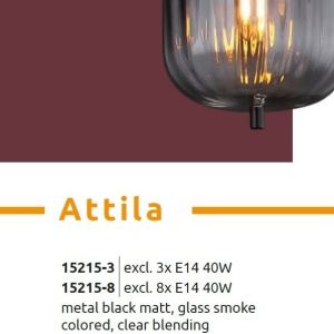 Lustra suspendata design modern ATTILA 3L - Img 7