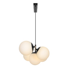 Lustra suspendata design modern Lilly negru5L - Img 4