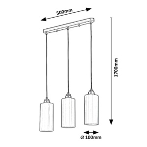 Lustra suspendata design modern Panthea 4480 RX - Img 2