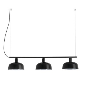 Lustra suspendata design modern TATAWIN negru