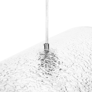 Lustra suspendata din sticla structurata Hat 40 transparent 239274 universul-luminii.ro