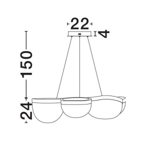 Lustra suspendata LED CLAIR - Img 2