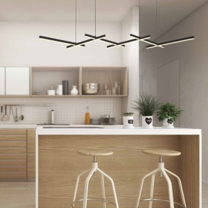 Lustra suspendata LED design liniar Pendant light - Img 4