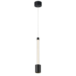 Lustra suspendata LED design minimalist FUGAZ negru MA-8947
