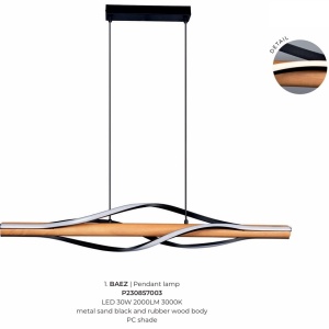 Lustra suspendata LED design modern BAEZ - Img 2