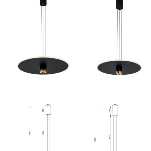 Lustra suspendata LED diametru 58cm, Nomada MA-8982 171034 universul-luminii.ro
