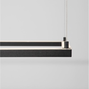 Lustra suspendata LED dimabila design modern ETERNA negru NVL-9990732 197434 universul-luminii.ro