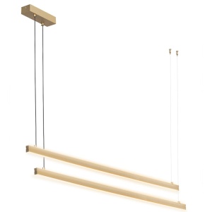 Lustra suspendata LED, Otel, Auriu, MIAMI 246114 universul-luminii.ro